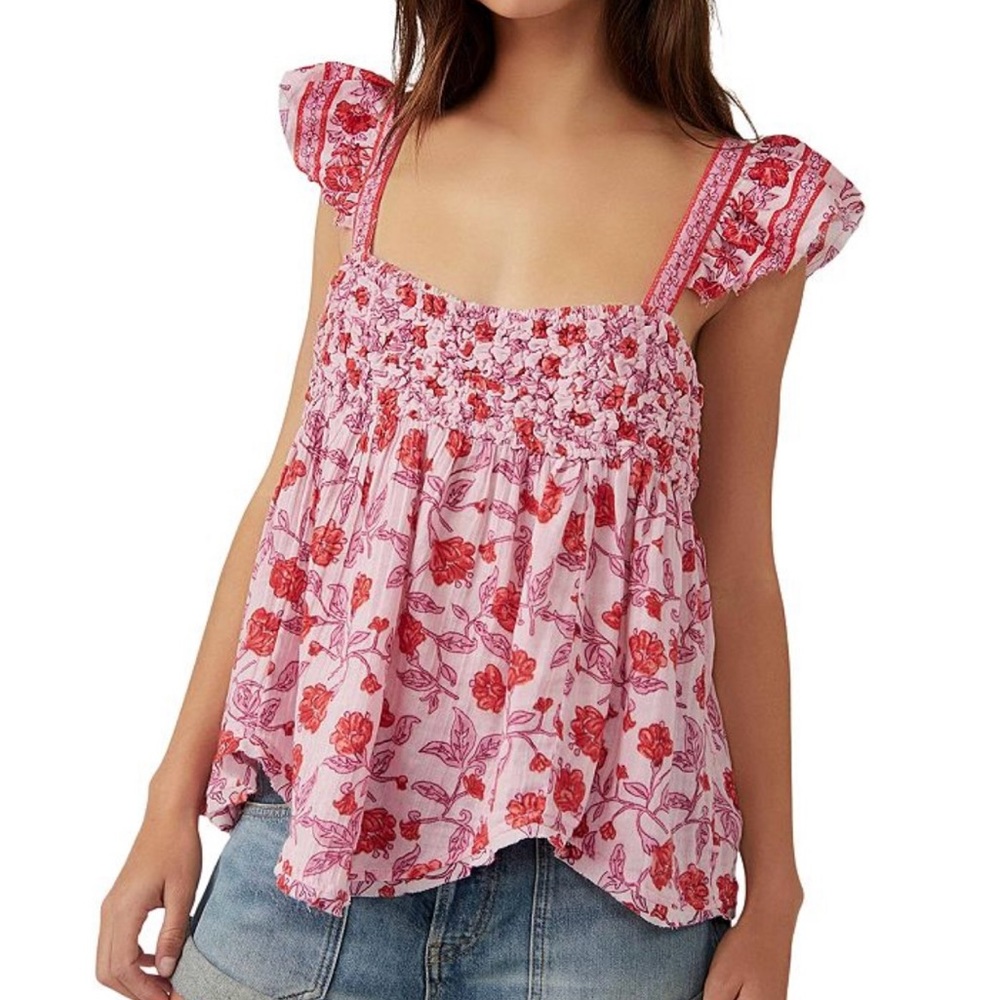 Free People Nala Babydoll Top
